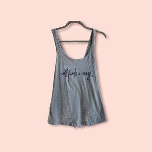 NWT Under Armour Womens Will Finds a Way Tank Grey